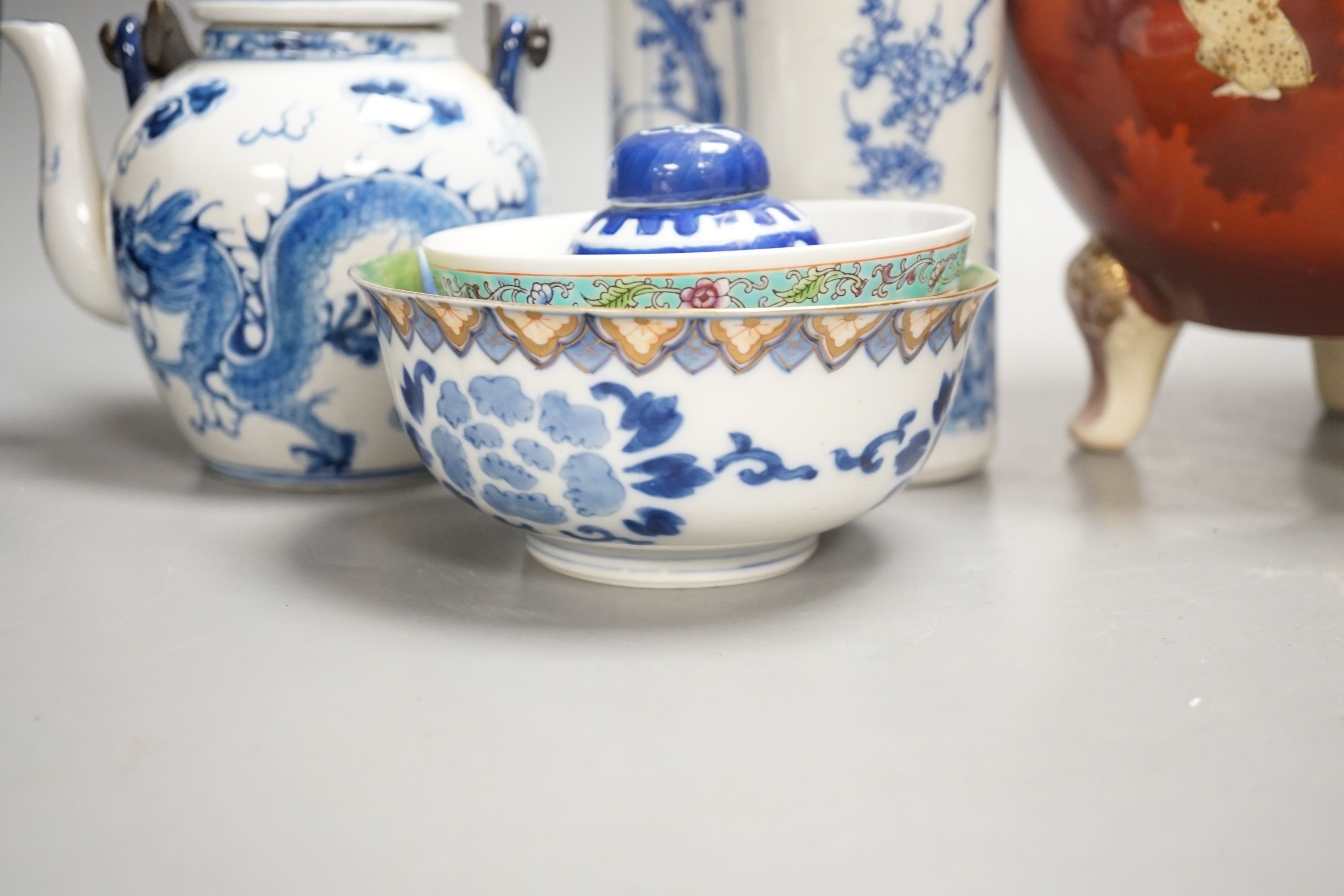 A group of Chinese and Japanese ceramics